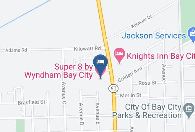 Matagorda - Super 8 By Wyndham Bay City Maps