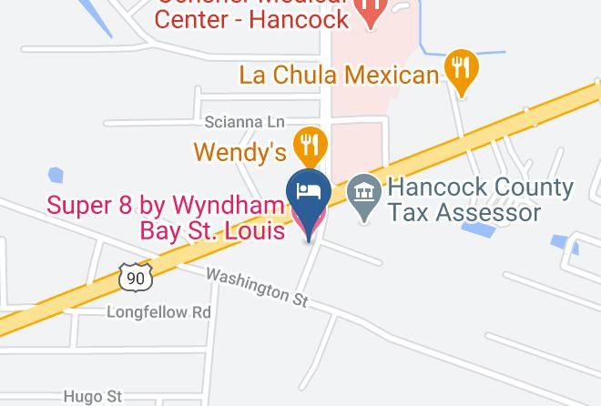 Hancock - Super 8 By Wyndham Bay St Louis Maps