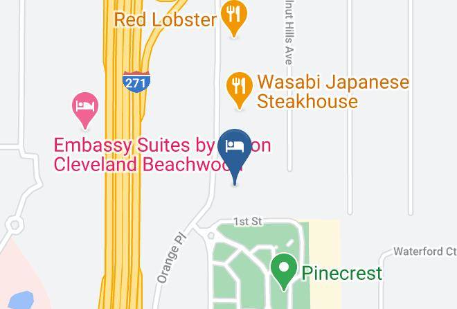 Cuyahoga - Super 8 By Wyndham Beachwood Cleveland Area Maps