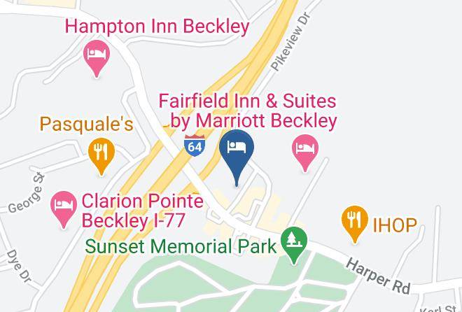Raleigh - Super 8 By Wyndham Beckley Maps