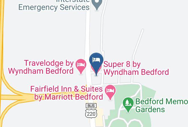 Bedford - Super 8 By Wyndham Bedford Maps