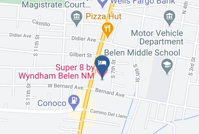 Super 8 By Wyndham Belen Nm Map