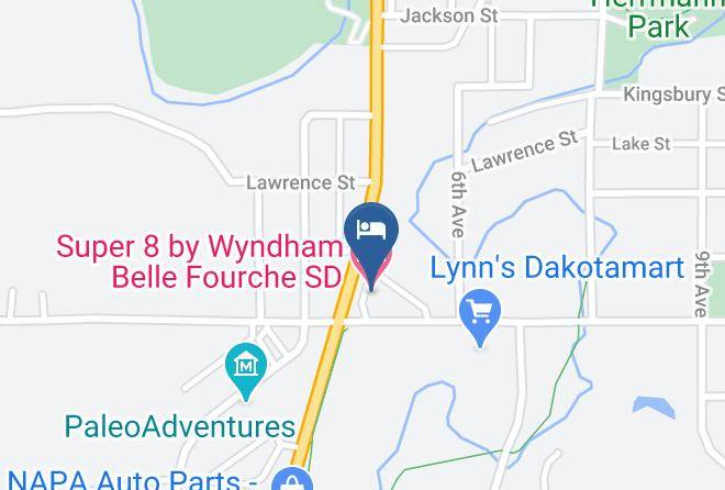 Super 8 By Wyndham Belle Fourche Sd Map