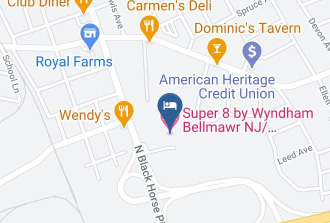 Camden - Super 8 By Wyndham Bellmawr Nj Philadelphia Pa Area Maps