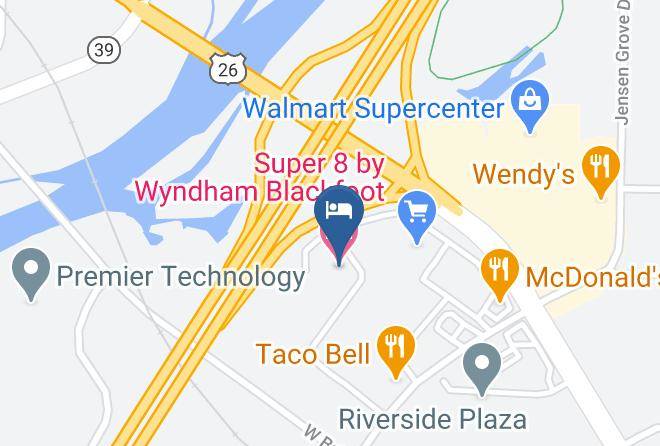 Bingham - Super 8 By Wyndham Blackfoot Maps