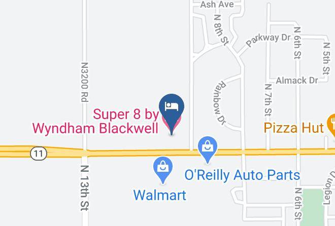 Kay - Super 8 By Wyndham Blackwell Maps