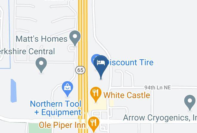 Anoka - Sky Palace Inn & Suites Blaine Maps
