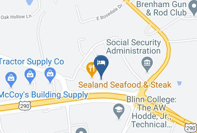 Washington - Super 8 By Wyndham Brenham Tx Maps