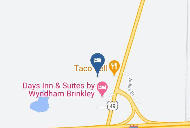 Super 8 By Wyndham Brinkley Map