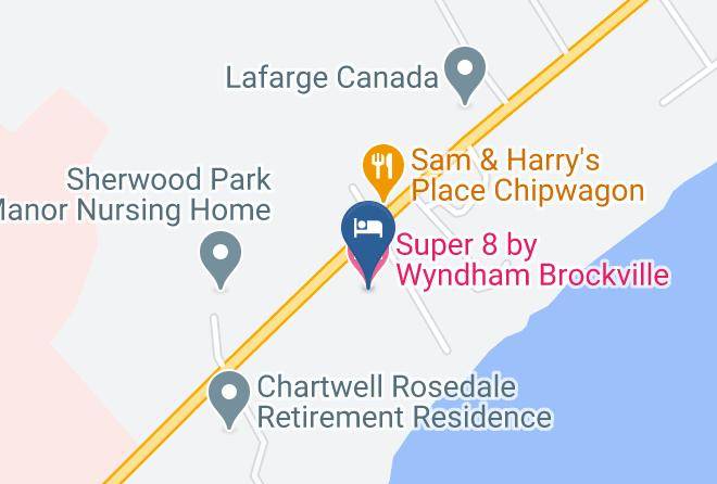 Leeds Grenville - Super 8 By Wyndham Brockville Maps