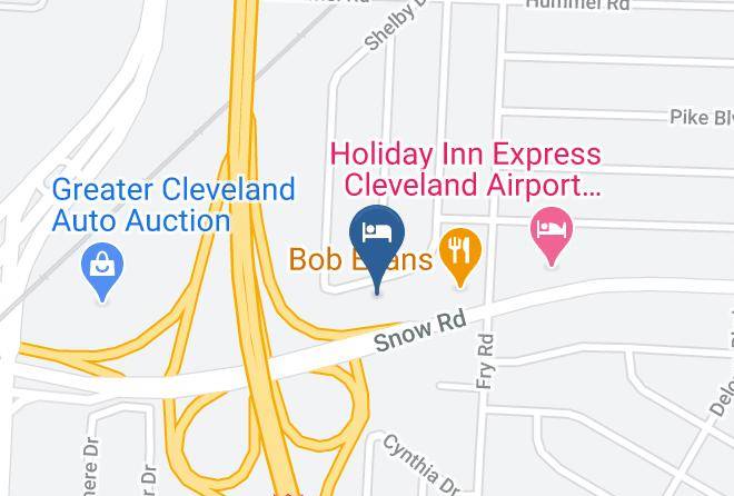 Cuyahoga - Super 8 By Wyndham Brook Park Cleveland Maps