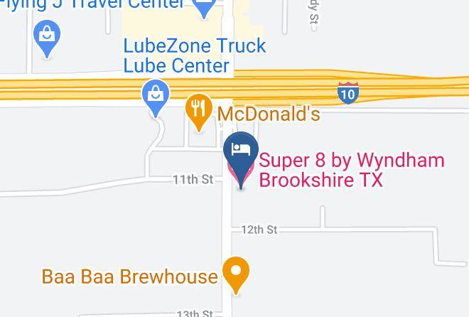 Waller - Super 8 By Wyndham Brookshire Tx Maps