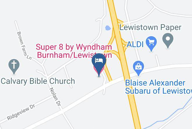 Mifflin - Super 8 By Wyndham Burnham Lewistown Maps