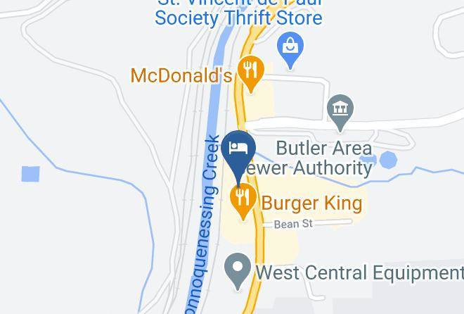 Butler - Super 8 By Wyndham Butler Maps