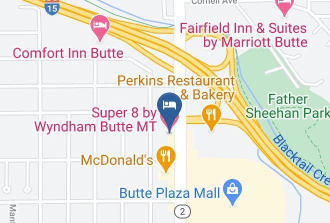Silver Bow - Super 8 By Wyndham Butte Mt Maps