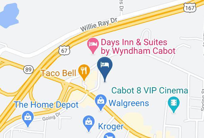 Lonoke - Super 8 By Wyndham Cabot Maps