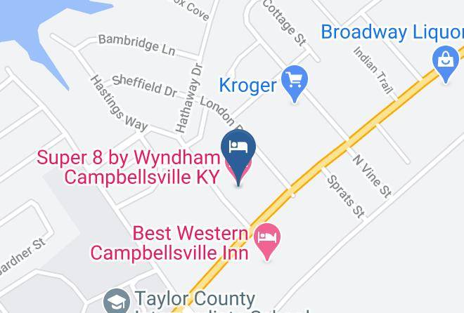 Taylor - Super 8 By Wyndham Campbellsville Ky Maps