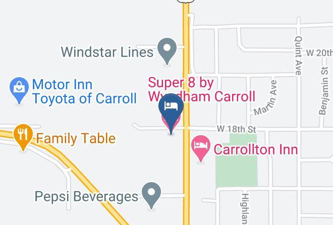 Carroll - Super 8 By Wyndham Carroll Maps