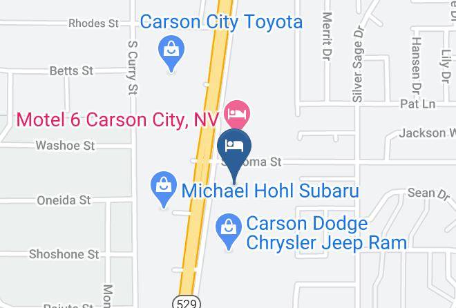 Carson City City - Super 8 By Wyndham Carson City Maps