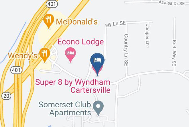 Bartow - Super 8 By Wyndham Cartersville Maps