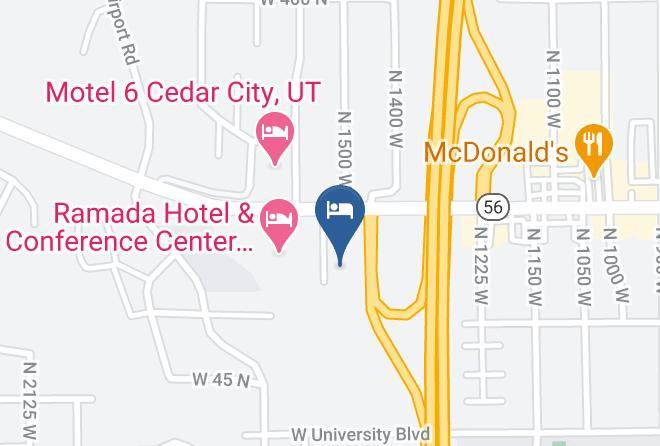 Iron - Super 8 By Wyndham Cedar City Maps