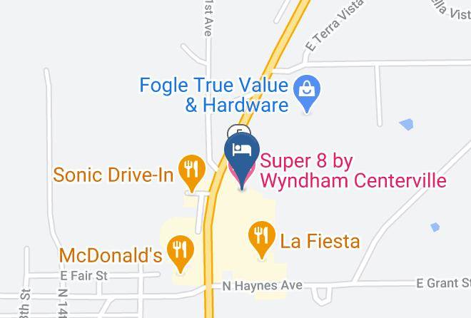 Super 8 By Wyndham Centerville Map
