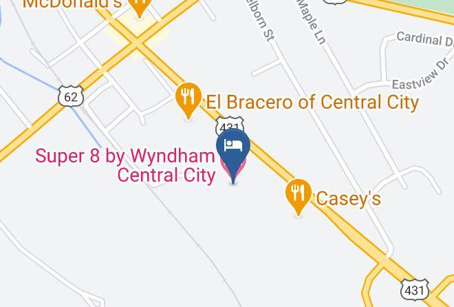 Super 8 By Wyndham Central City Map