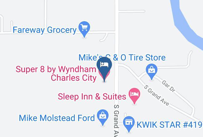Floyd - Super 8 By Wyndham Charles City Maps