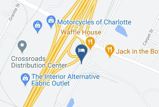 Mecklenburg - Super 8 By Wyndham Charlotte Amusement Park Area Maps