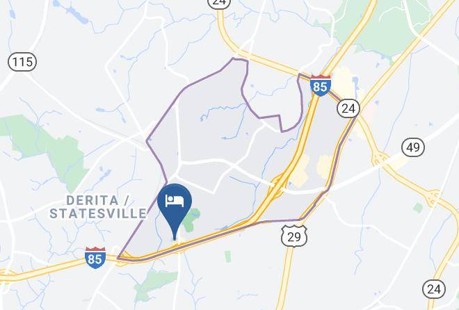 Mecklenburg - Super 8 By Wyndham Charlotte University Maps