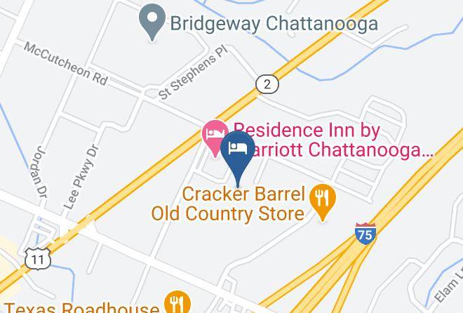 Hamilton - Microtel Inn & Suites By Wyndham Chattanooga Near Hamilton P Maps