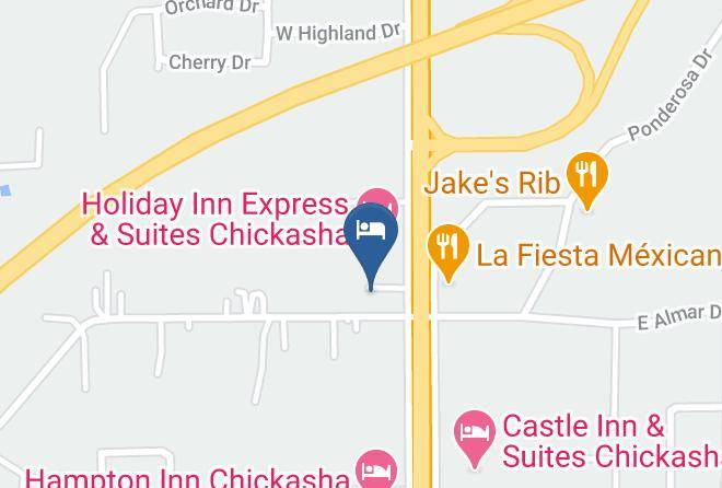 Super 8 By Wyndham Chickasha Map