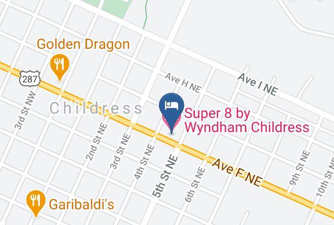 Childress - Super 8 By Wyndham Childress Maps
