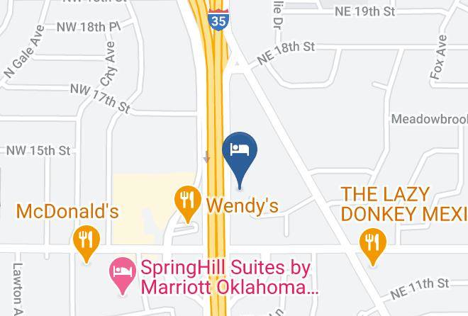 Cleveland - Super 8 By Wyndham City Of Moore Maps