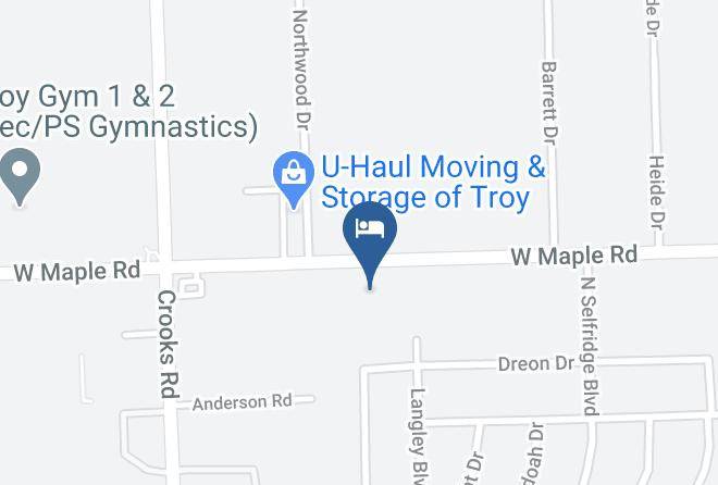 Super 8 By Wyndham Clawson Troy Detroit Area Map