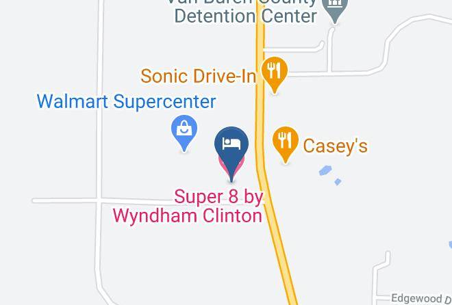 Van Buren - Super 8 By Wyndham Clinton Maps