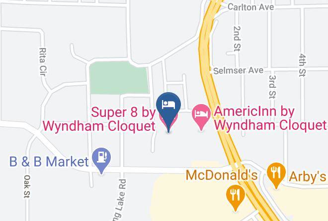 Carlton - Super 8 By Wyndham Cloquet Maps
