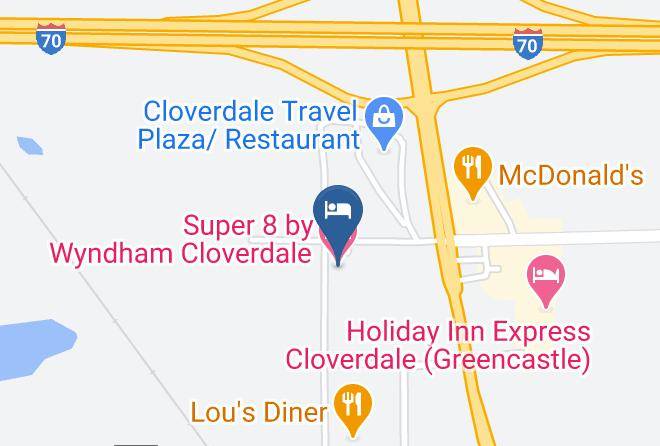 Putnam - Super 8 By Wyndham Cloverdale Maps