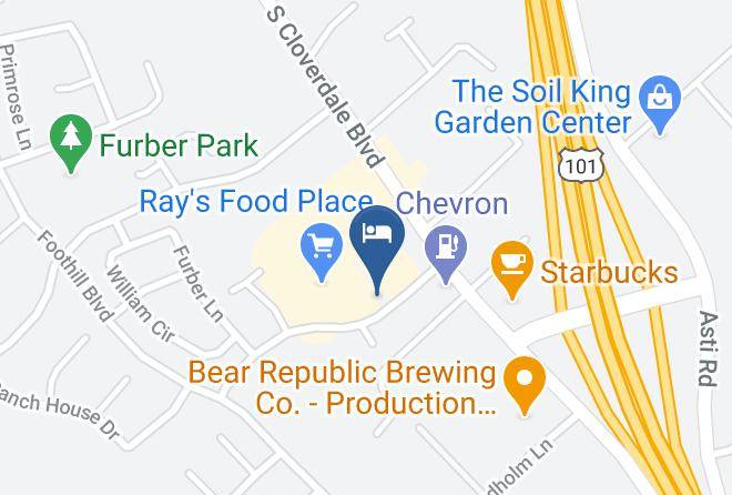 Sonoma - Super 8 By Wyndham Cloverdale Maps