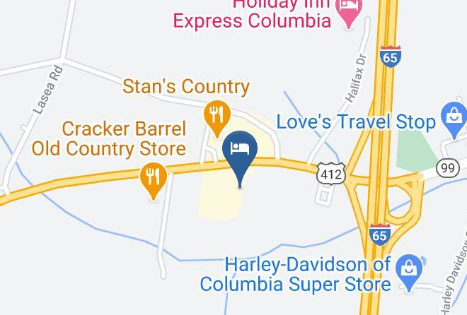 Maury - Super 8 By Wyndham Columbia Maps