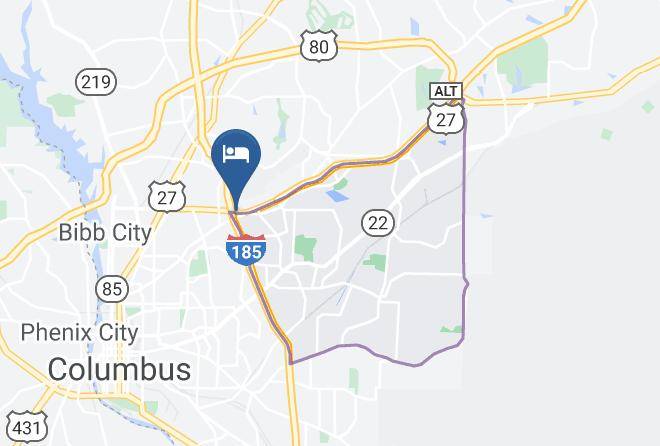 Muscogee - Super 8 By Wyndham Columbus Airport Maps