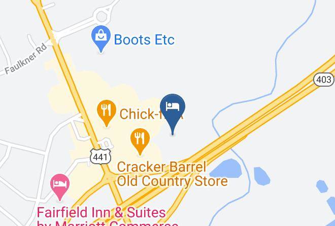 Banks - Super 8 By Wyndham Commerce Maps