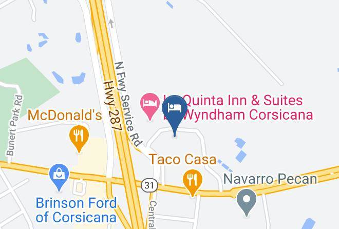 Navarro - Super 8 By Wyndham Corsicana Maps