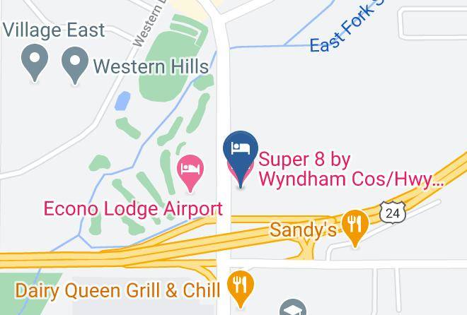 Super 8 By Wyndham Cos Hwy 24 E Pafb Area Map