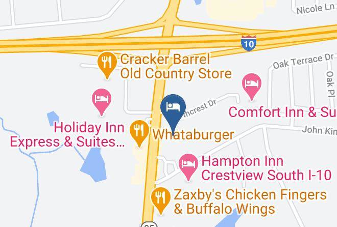 Okaloosa - Super 8 By Wyndham Crestview Maps