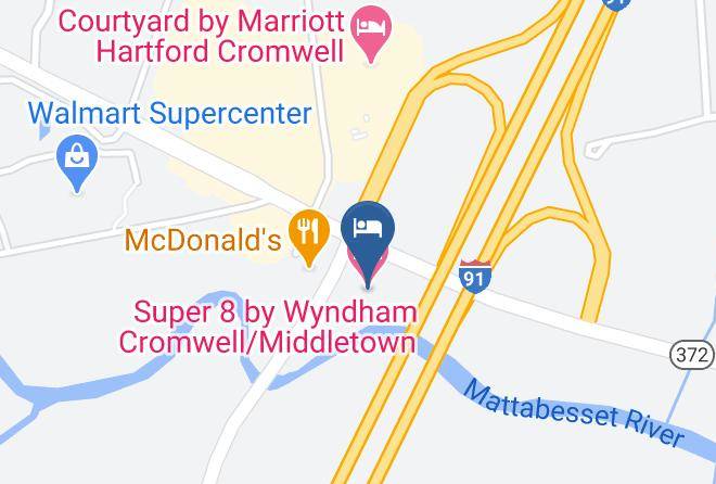 Middlesex - Super 8 By Wyndham Cromwell Middletown Maps