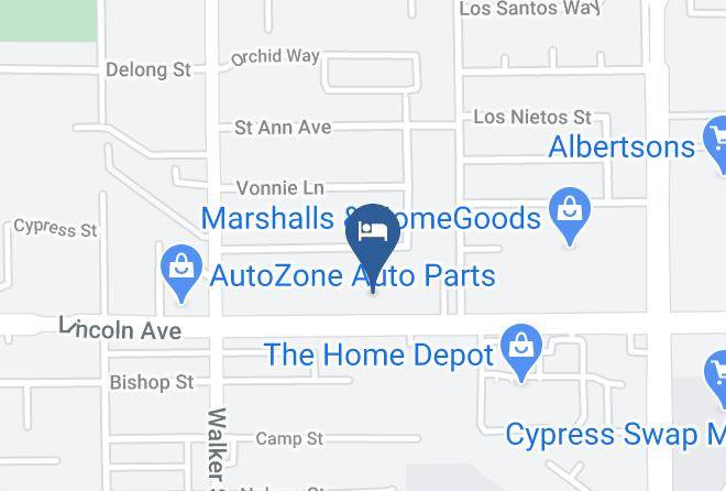 Orange - Super 8 By Wyndham Cypress Buena Park Area Maps