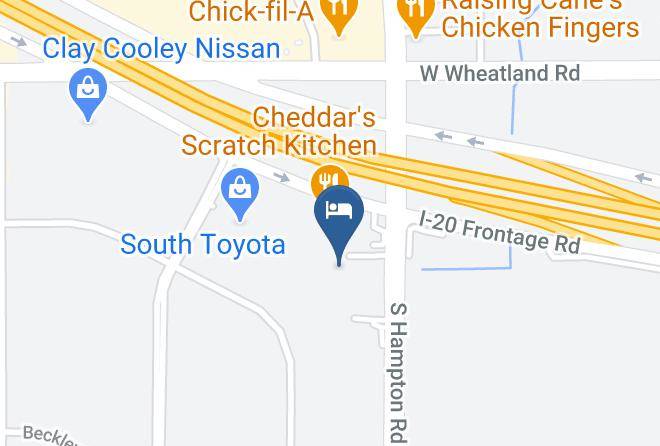 Super 8 By Wyndham Dallas South Map