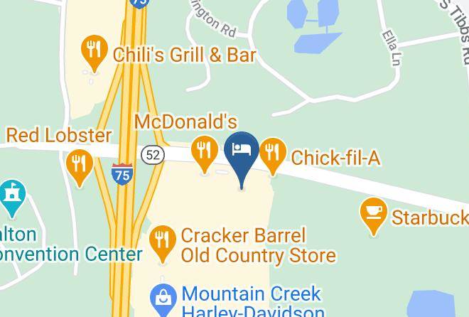 Whitfield - Super 8 By Wyndham Dalton Maps