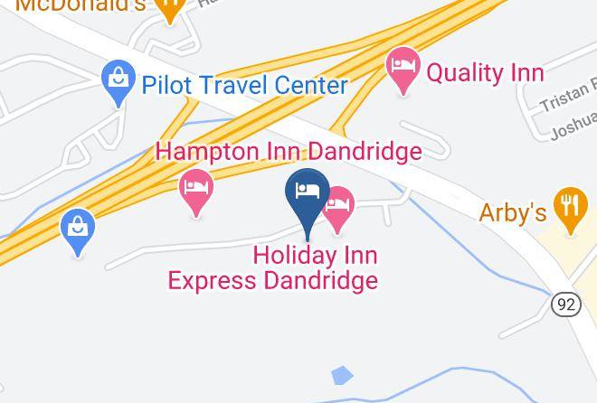 Jefferson - Super 8 By Wyndham Dandridge Maps